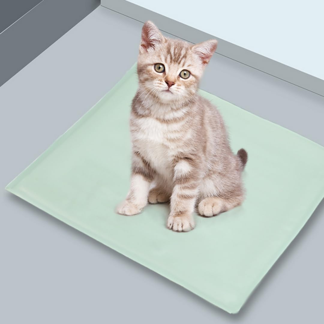 Premium Self Warming Cat Bed Mat - Heat Pad for Cats - Thermal Cat Bed for Indoor Cats - Self Heating Cat Mat for Winter - Large Animal Heating Pad (40X50Cm) image number 3