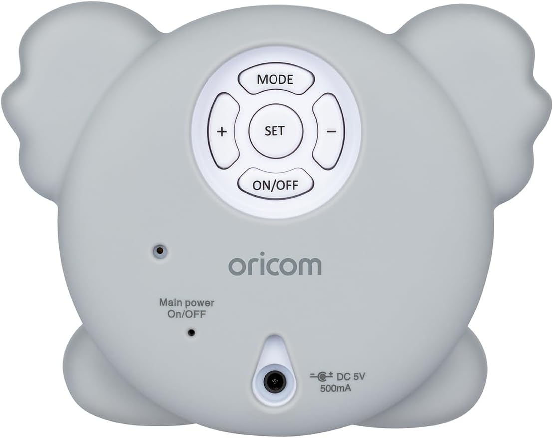 Oricom 08Kbear Koala Bear Sleep Trainer Clock - Sleep Routine Baby Infant Toddler Kids Child, USB, Backlit Display, Icons Sun Moon, Sleep Habits, Night Time image number 3