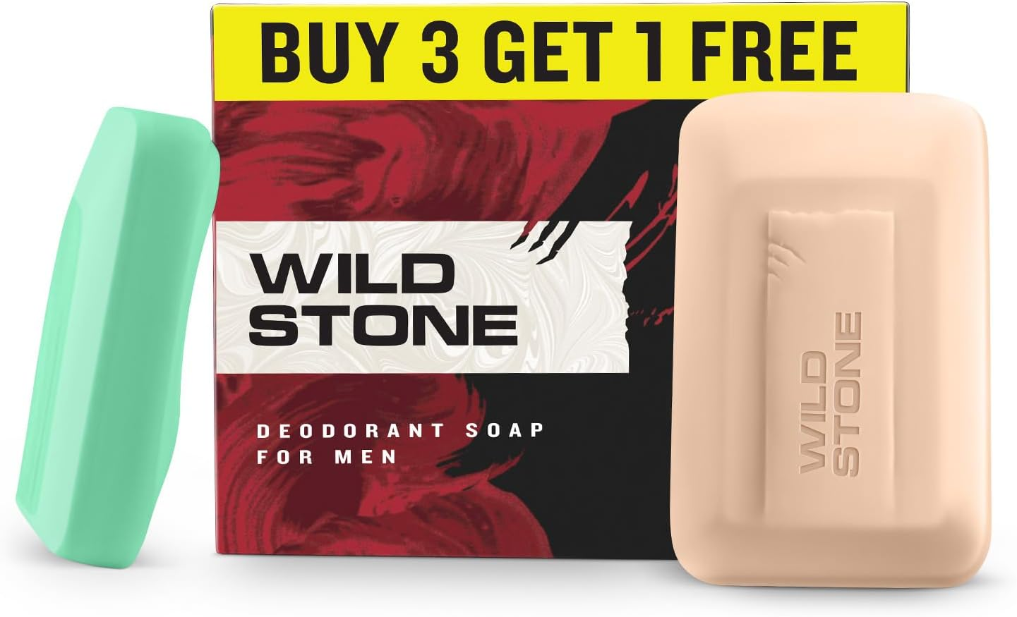 Wild Stone 4 Piece Wild Stone Soap, 500Gm image number 4