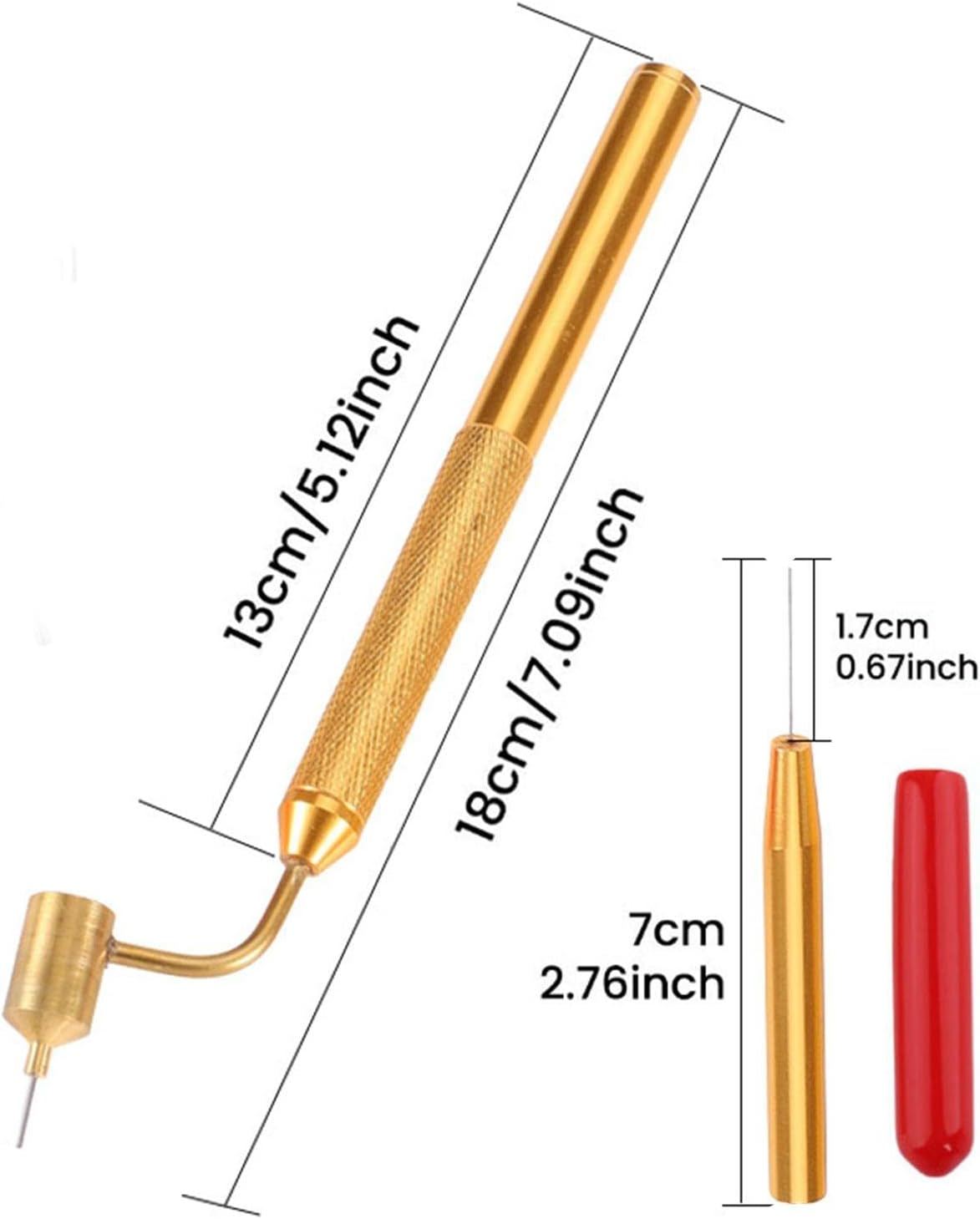 Fluid Writer Paint Applicator,Fine Drawing | Fluid Writer Paint, Brass Paint, Perfect for Rock Chips & Scratch - 0.5Mm image number 3