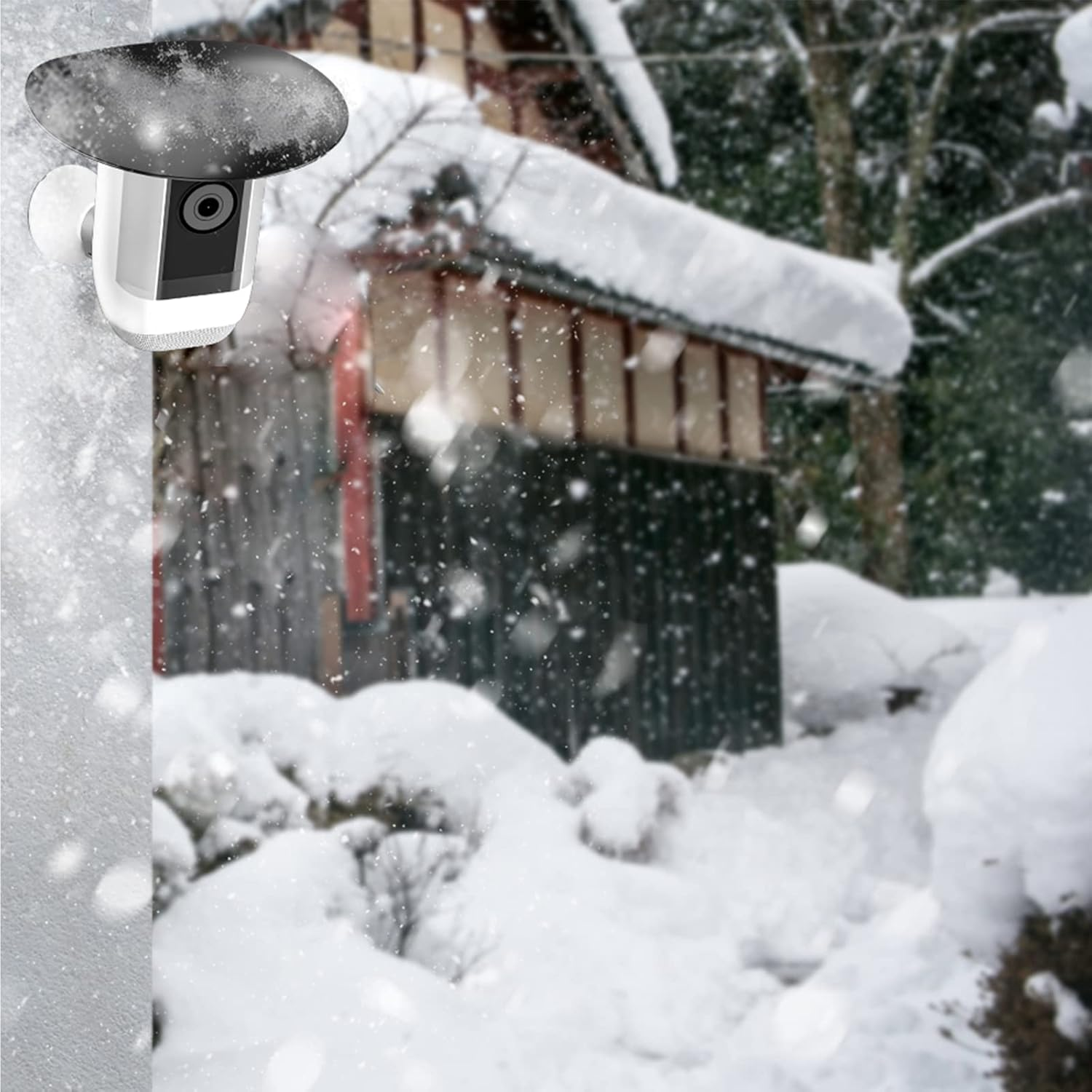 Camera Rain Cover for Ring Spotlight Camera Pro Battery/Pro Power Plug/Pro Solar/Pro Cable, Outdoor Camera Cover, Outdoor Surveillance Camera, Sun Protection Accessories for Ring Spotlight Camera Pro