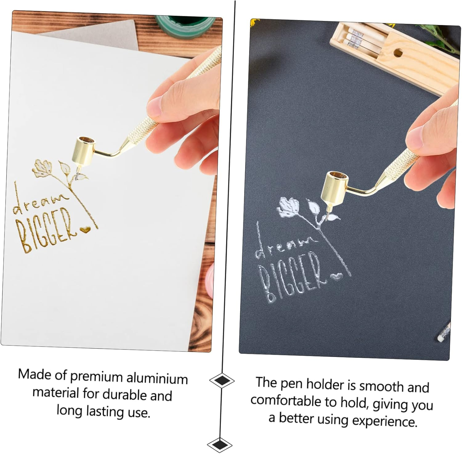 2Pcs Fluid Writer Pen Precision Touch up Paint Pen Paint Applicator for Tempera Inks Easy to Clean for Canvas image number 3