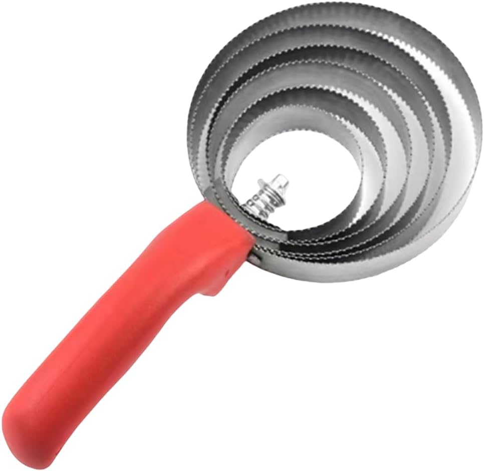 Naisfei Horse Brush, 6 Rings Curry Comb, Horse Brush, Metal Curry Comb for Cleaning Coarse Dirt - Spiral Curry Comb Ideal for Fur Changing, Hair Removal image number 1