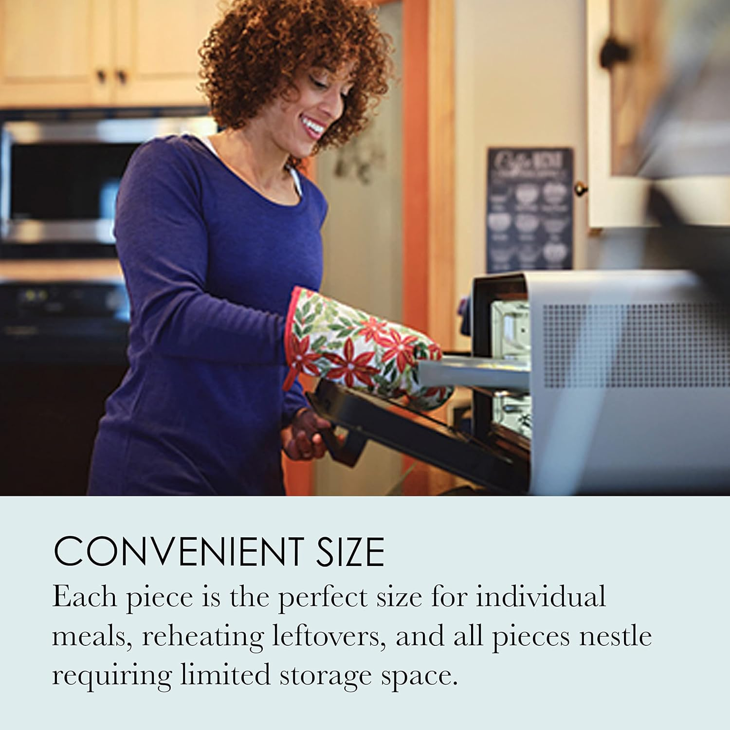 Chicago Metallic Non-Stick Toaster Oven Bakeware Set, 4-Piece, Carbon Steel image number 4