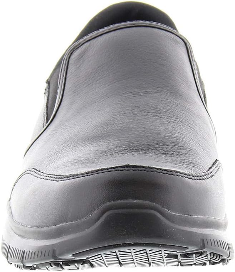 SKECHERS Men'S Flex Advantage - BRONWOOD, Slip Resistant, Leather Shoe image number 1