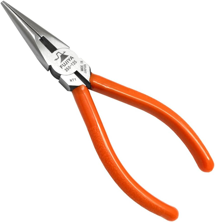 Fujiya 350S-125 Radio Pliers (With Spring) 4.9 Inches (125 Mm) - 125Mm, Spring Free