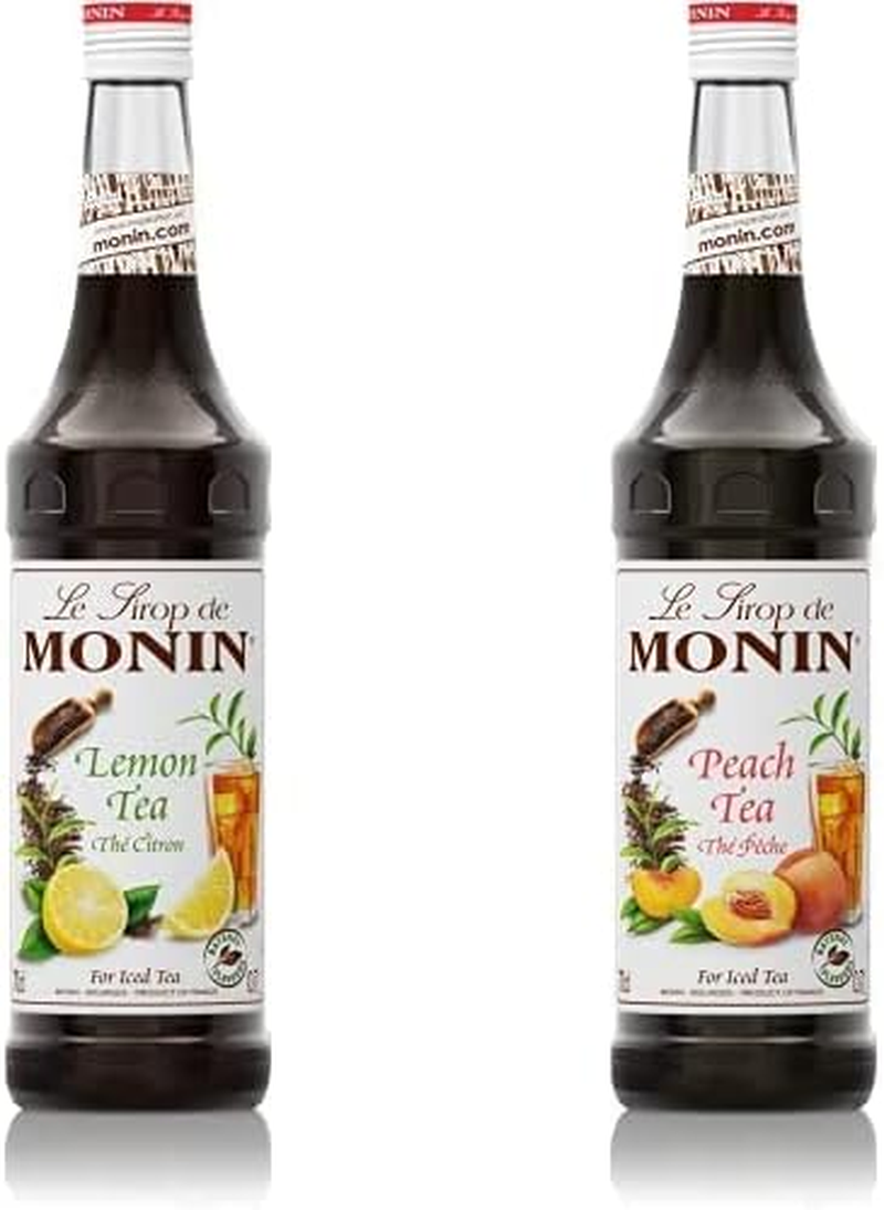 Monin Syrup Lemon Tea & Peach Tea