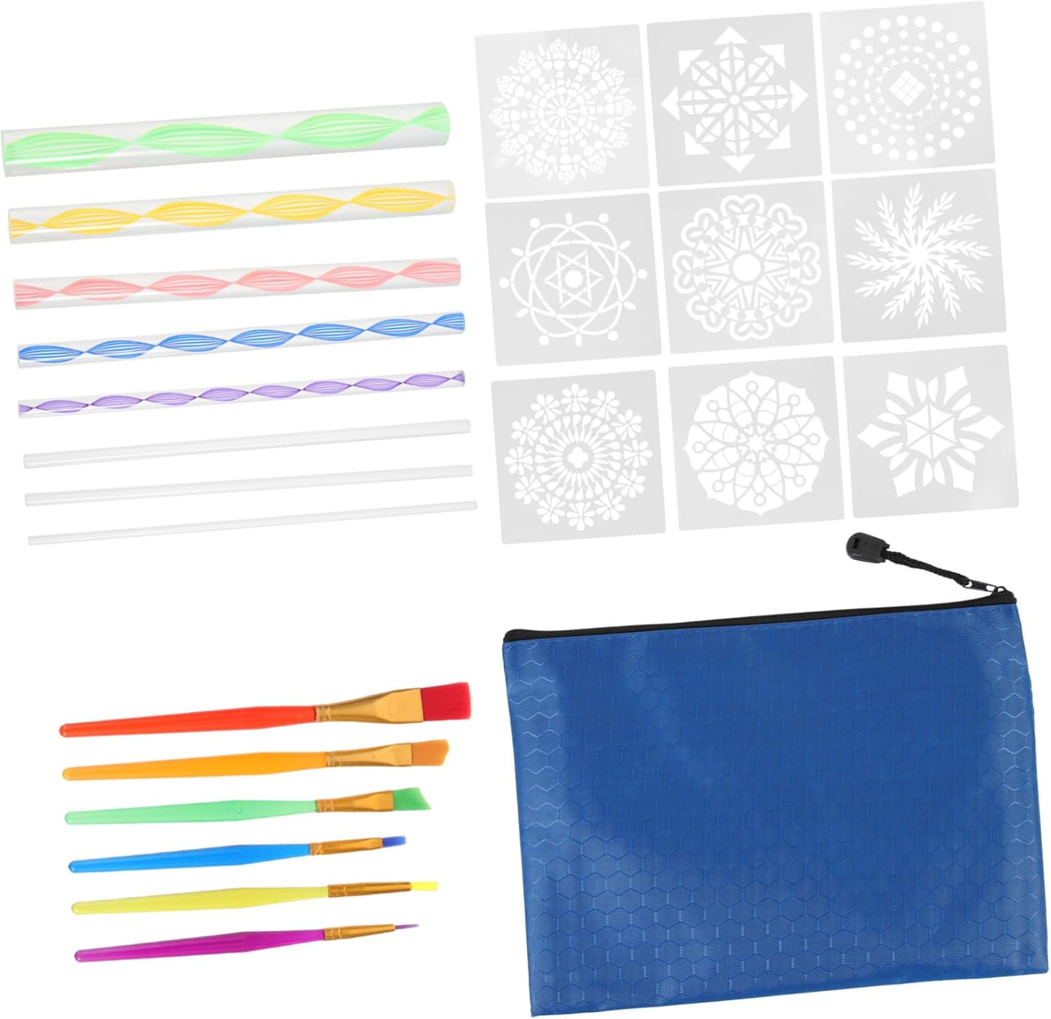 OHPHCALL Professional Mandala Dotting Tool Multi-Function Rocks Painting Kit DIY Art Accessories image number 6