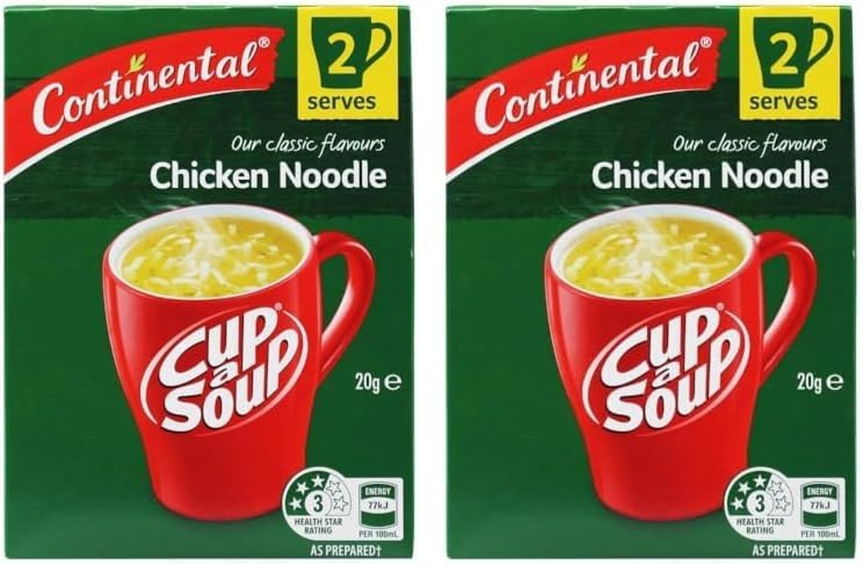 Continental Chicken Noodle Cup a Soup 20 G (Pack of 2) image number 1
