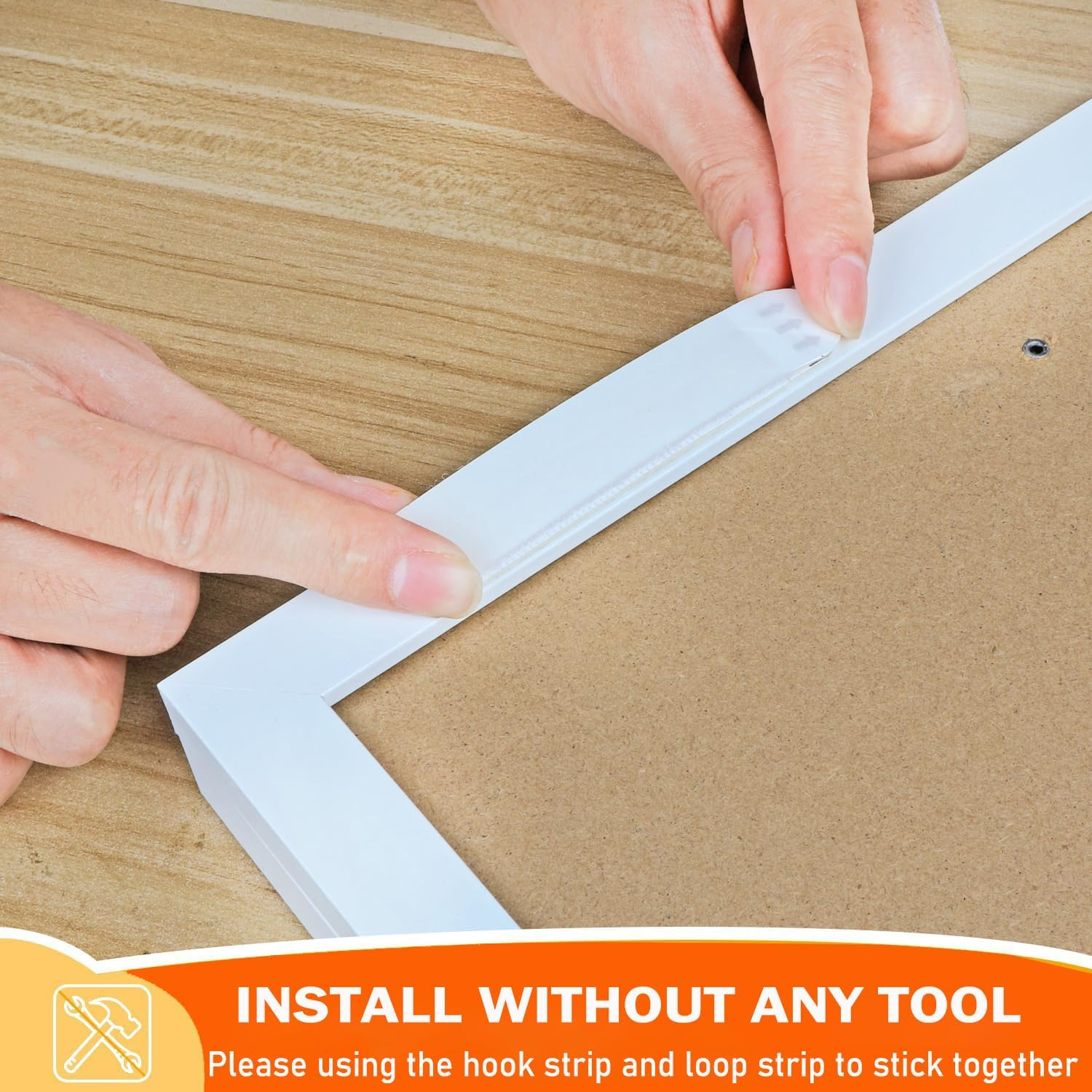 SILHOL 36 Pairs Picture Hanging Strips Heavy Duty, Removable Hook and Loop Tape Picture Hanger Damage Free, for Frames, Art and Photos, 3 Sizes