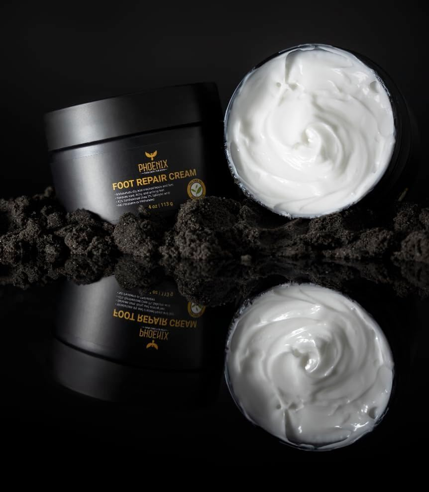 Phoenix Foot Cream - 42% Urea Cream for Cracked Heels, Dry Feet & Callus Treatment, Urea 40 Lotion with Tea Tree Oil & Salicylic Acid, Paraben-Free Foot Cream for Men image number 2