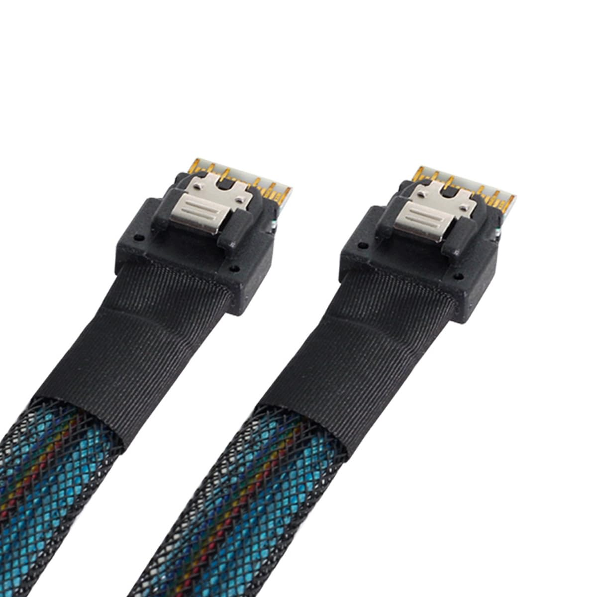 NFHK PCI-E Slimline SAS 4.0 SFF-8654 4I 38Pin Host to SFF-8654 Slim SAS Target Cable 40Cm image number 6
