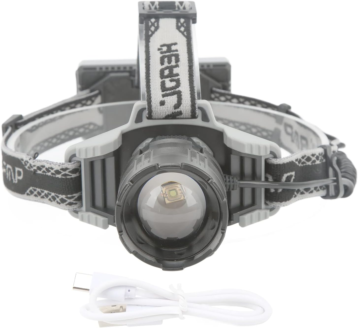 Topyond Head Torch, LED Headlamp, Rechargeable Torch, 30W, Type C, Rechargeable, Adjustable, Waterproof, Ultra Bright Headlamp, Torch for Outdoor, Hiking, Camping image number 1