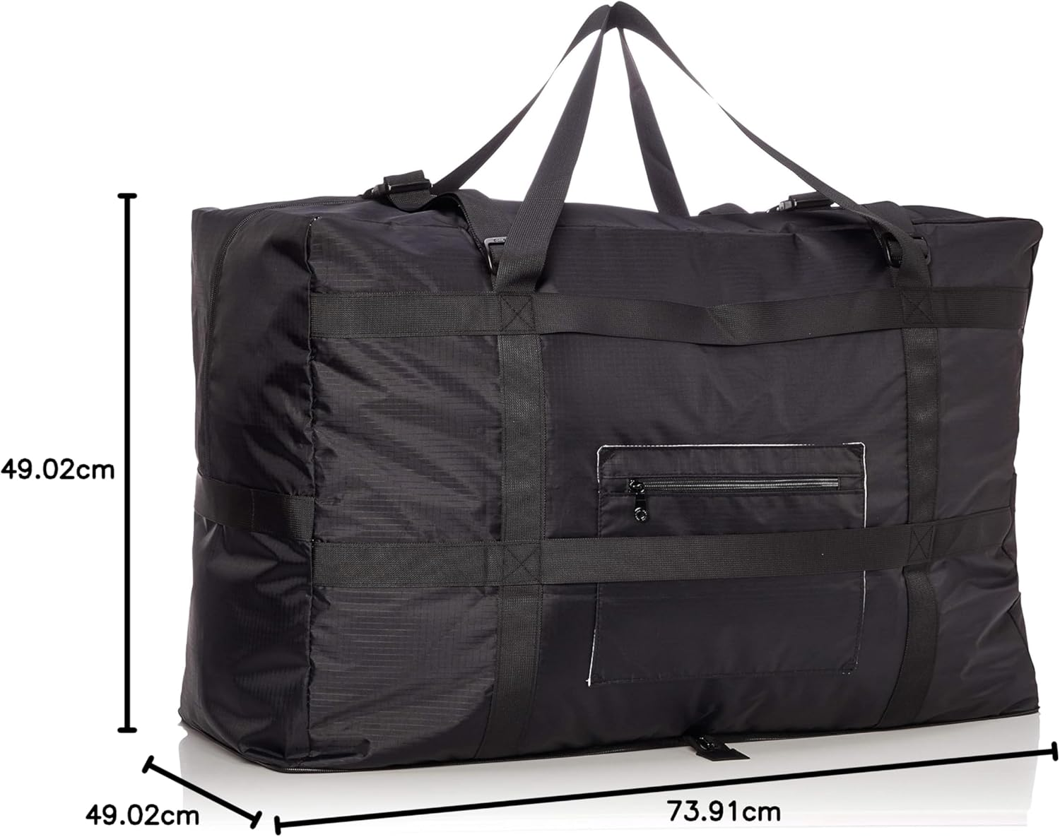 Hapitas HAP0115 Folding Boston Bag, Extra Large, Carry-On, Folds Small image number 2