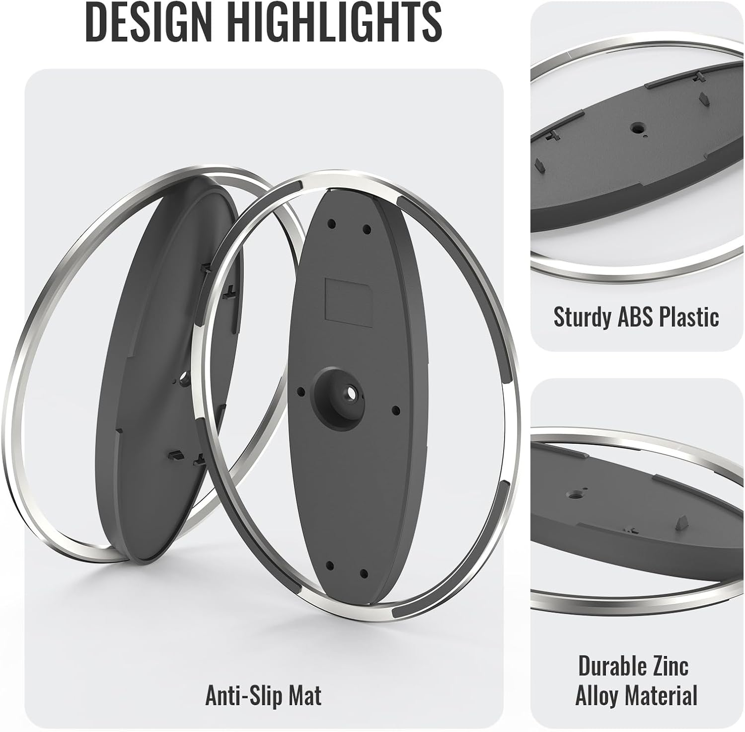 Vertical Bracket for Playstation 5, Vertical Bracket for PS5/PS5 Slim/Ps5 Pro Full Series Console (Metallic Black) for 【Playstation 5 】 image number 5