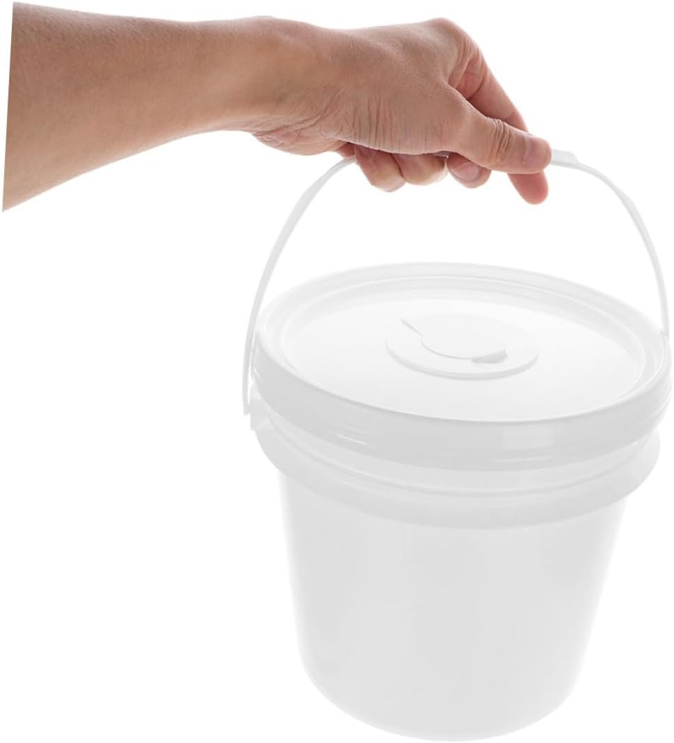 Wet Wipes Bucket Plastic Wipe Dispenser Secure Lid for Bathroom Use Large Capacity Container for Home Travel Convenient Handle Design image number 5