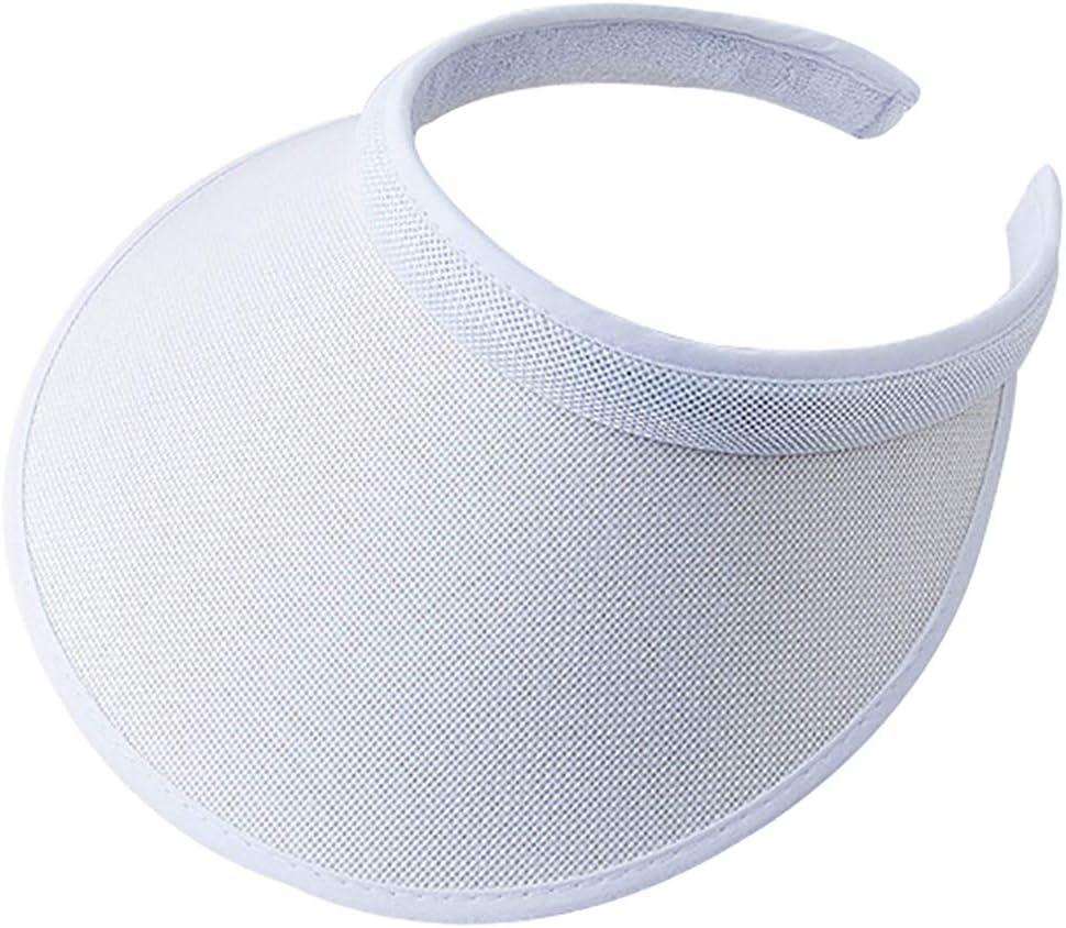 Women'S Clip on Sun Visor Hat Wide Brim Summer Straw Hat Beach Sun Hat Travel