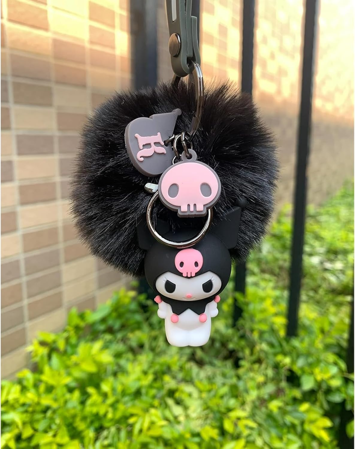 2Pcs Cute Cartoon Keychains for Girls Boys, Pendant Key Accessories, Cool Kawaii Key Ring Purse Backpack,Key Chain Wristlet Car Charms ( image number 6