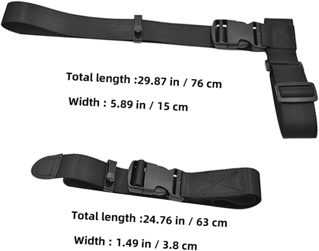 HEALEEP Adjustable Luggage Straps for Lightweight Suitcase Travel Accessories for Plane Carrying Bags image number 2