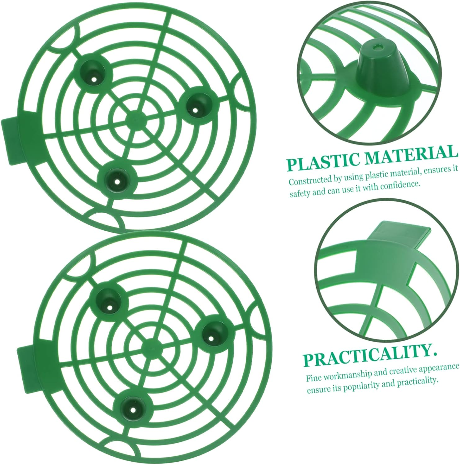 Outanaya 10Pcs Strawberry Supports Plastic Material Strawberry Holder for Gardening Planting Rack image number 3