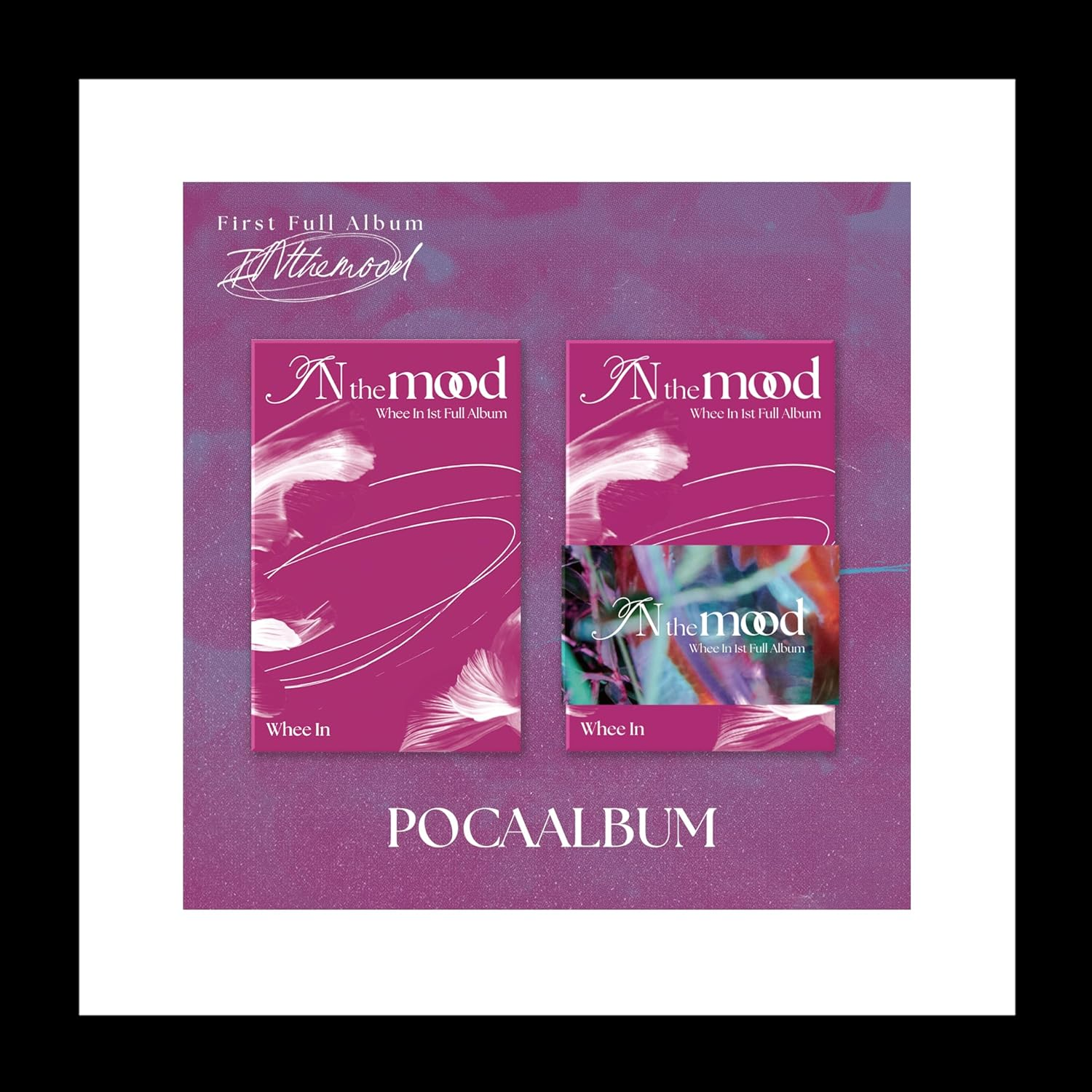 MAMAMOO Wheein in the Mood 1St Album POCA Version Stand Package+1P QR Card+2P Photocard+2Ea Sticker+1P User Guide+Tracking Sealed image number 2