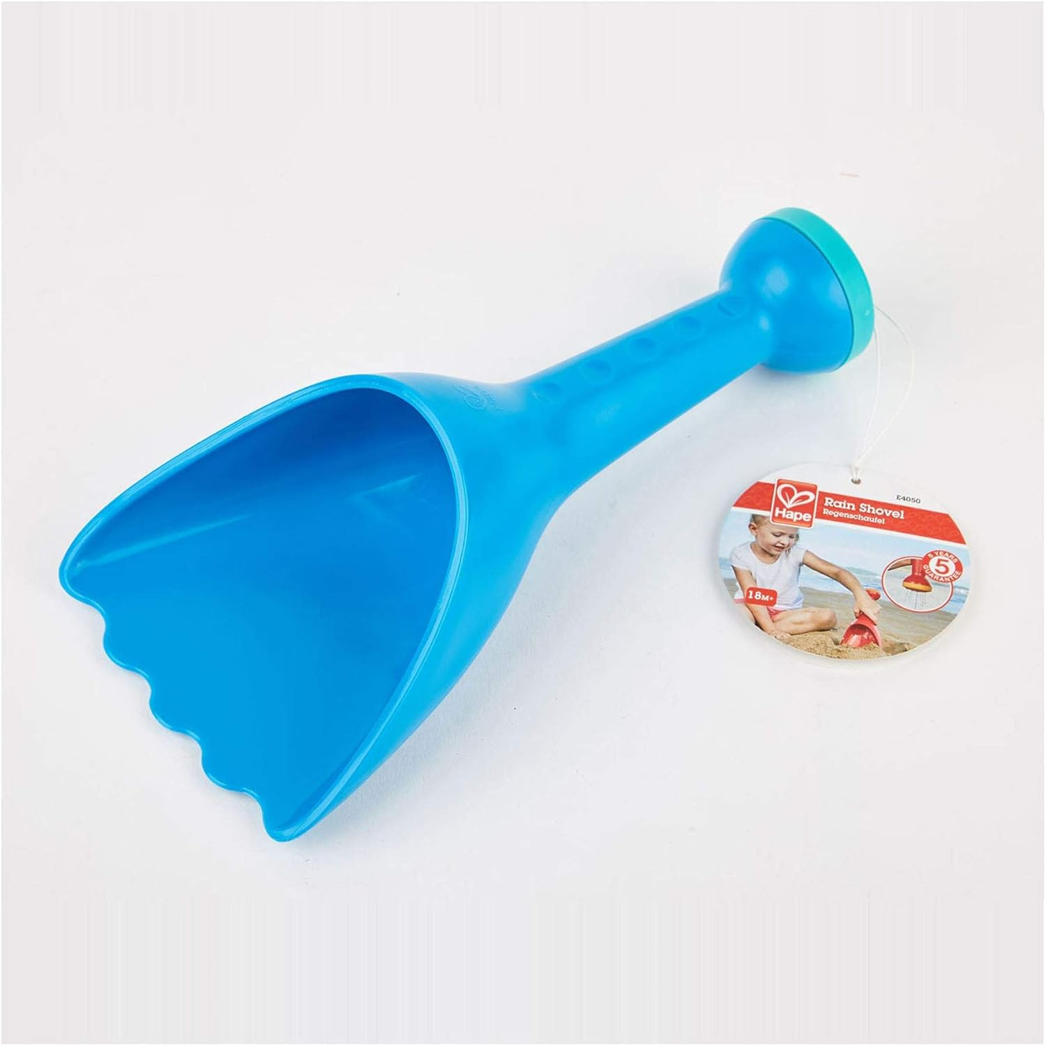 Hape E4050 Rain Shovel, Blue, Sand Beach Toy image number 2