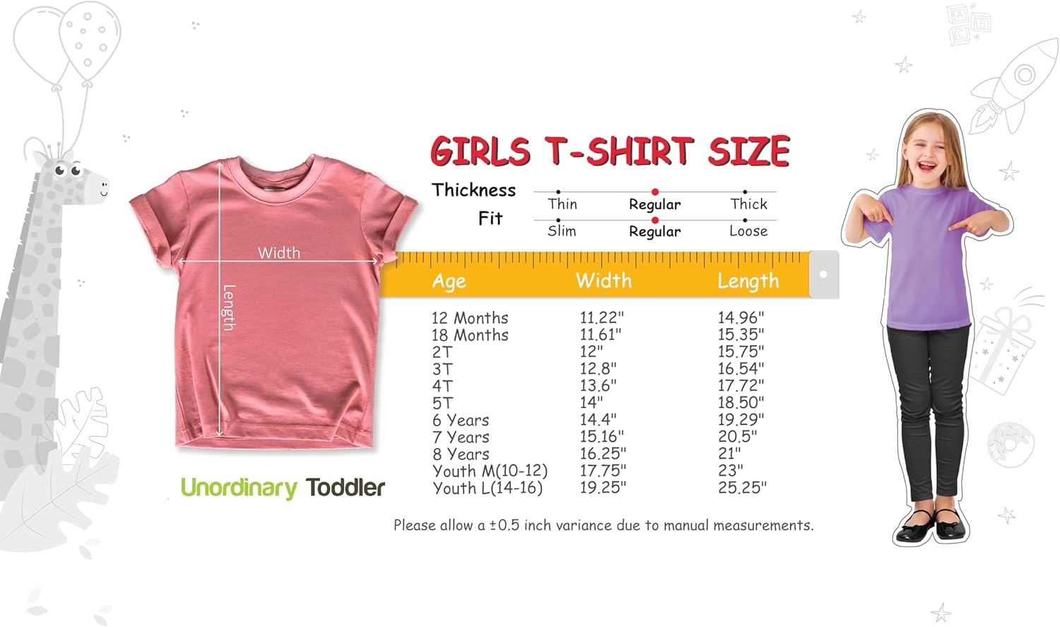 Birthday Girl Shirt Girls Birthday Tee Outfit Toddler Baby 1St 2Nd 3Rd 4Th 5Th 6Th 7Th