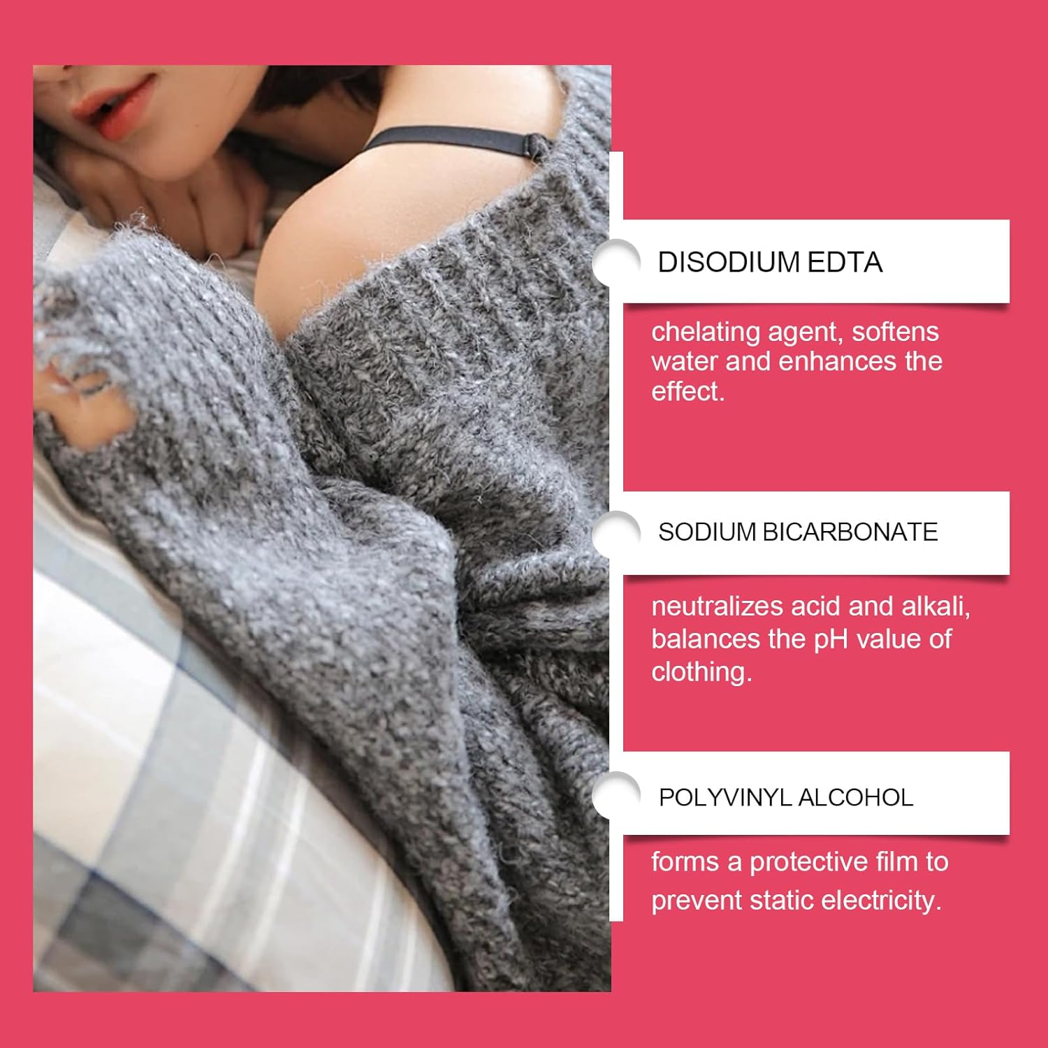 Anti Static Spray, 3 in 1 Instant anti Static Spray & Instant Wrinkle Release, Odor Eliminator & Fabric Refresher, Travel Size (3 Oz,100Ml) image number 1