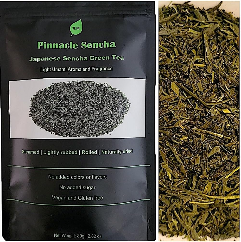 Green Tea, Premium Japanese Sencha, Loose Leaf Green Tea from Yame, Subtle Flavour and Smooth after Taste, 80G image number 1