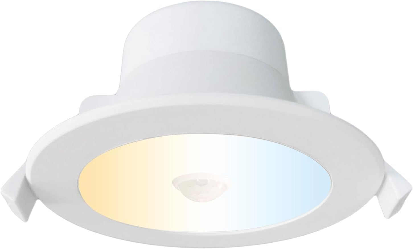 LED Motion Sensor Ceiling Light, 9W IP44 Waterproof Downlight with Tri-Color Switch (3000K/4000K/5700K), Auto Motion Activation Day & Night for Storage Room, Basement, Garage, Hallway，Etc (1) image number 5
