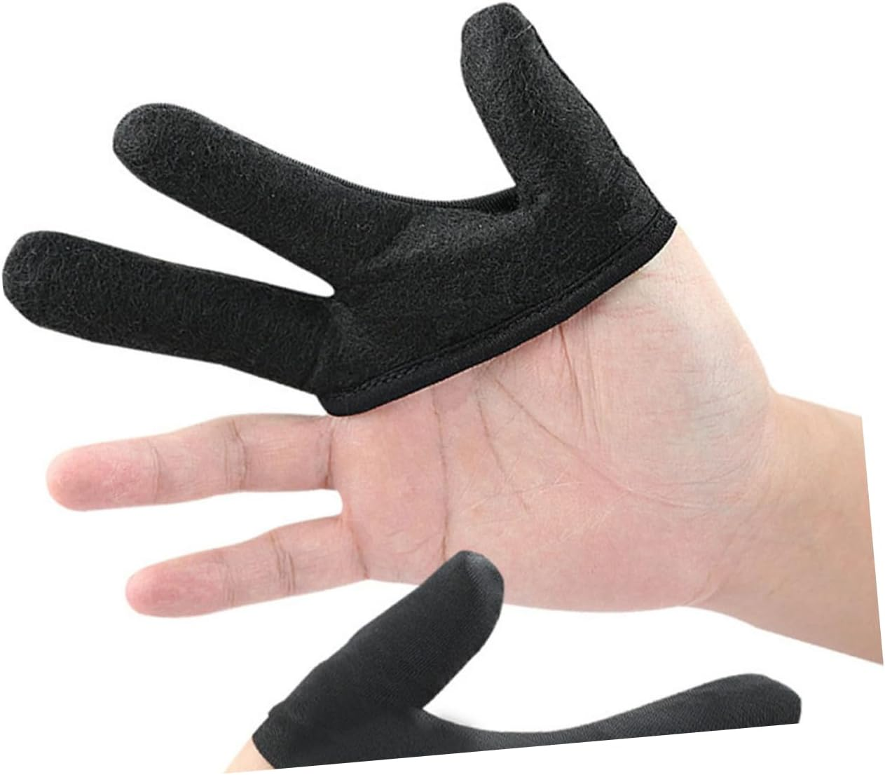OATIPHO Heat Resistant Hair Styling Gloves 2Pcs Barber Gloves for Curling Wand Professional Heat Protection Mittens for Hairdressing Suitable for Salon Use image number 4