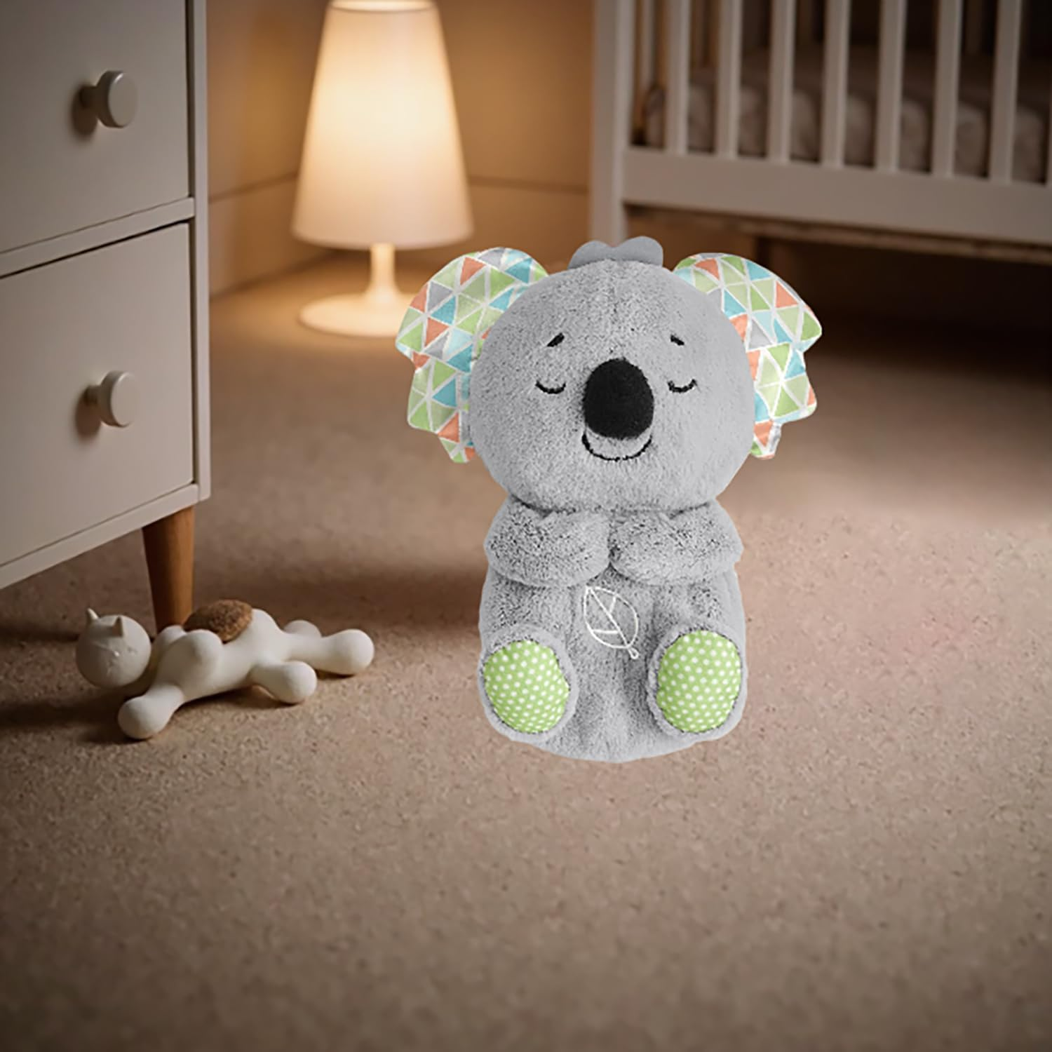 Portable Plush Koalas Sleeping Companion, Plush Sound Machine Soothe Snuggle Koala, with Rhythmic Breathing Soothing Music & Light image number 4