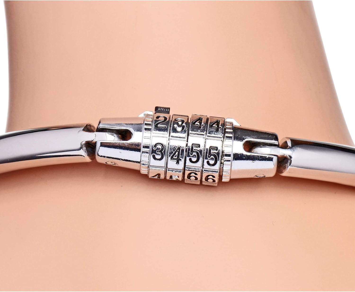 Master Series Stainless Steel Combination Lock Slave Collar image number 1