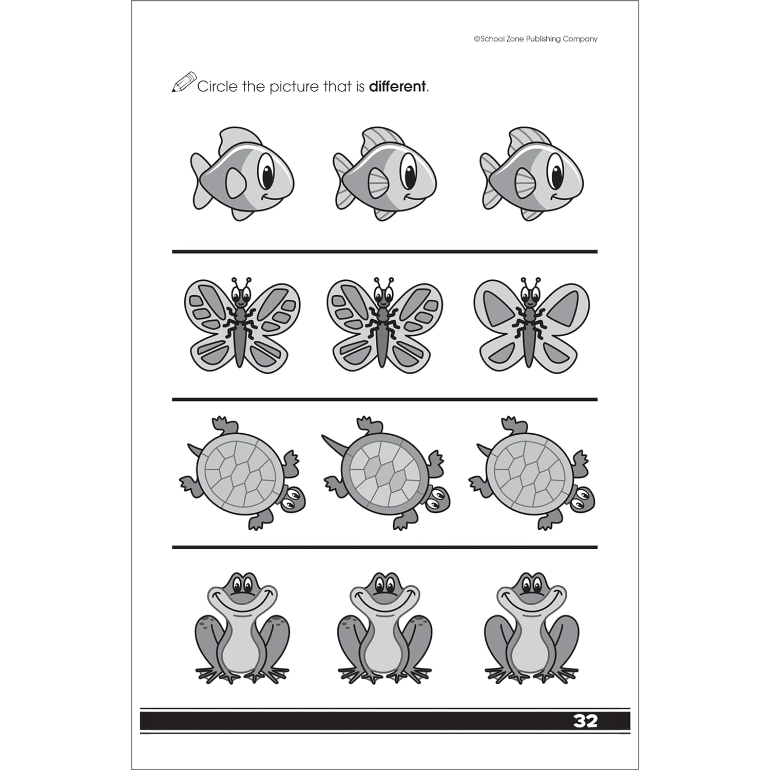 School Zone - Get Ready for Preschool Workbook - Ages 3 to 6, Letters, Numbers, Colors, Counting, Rhyming, Patterns, Matching, and More (School Zone Little Get Ready!&trade; Book Series) image number 1