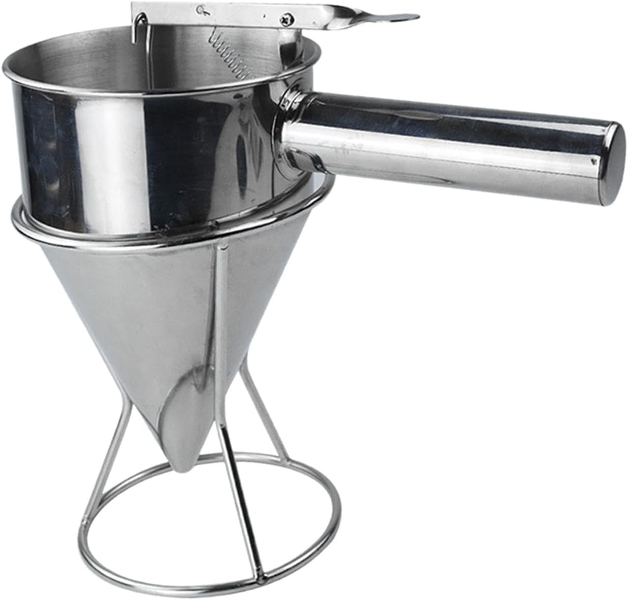 Leefasy Batter Dispenser Cupcake Batter Dispenser Kitchen Tool Funnel Cake Dispenser Sel Roti Maker for Takoyaki Balls Muffins Waffle image number 3