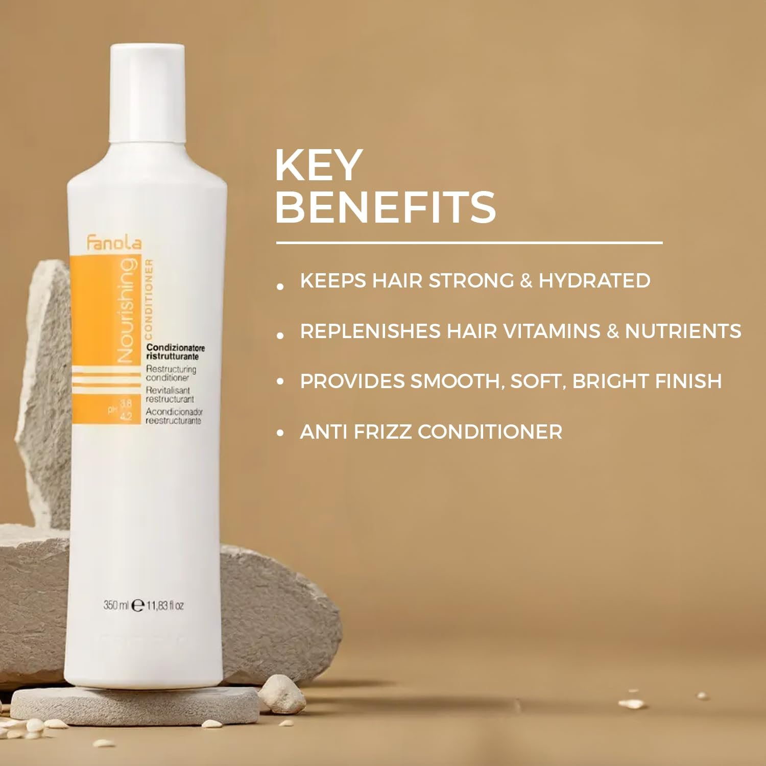 Fanola Nutri Care Restructuring Conditioner, 350Ml image number 3