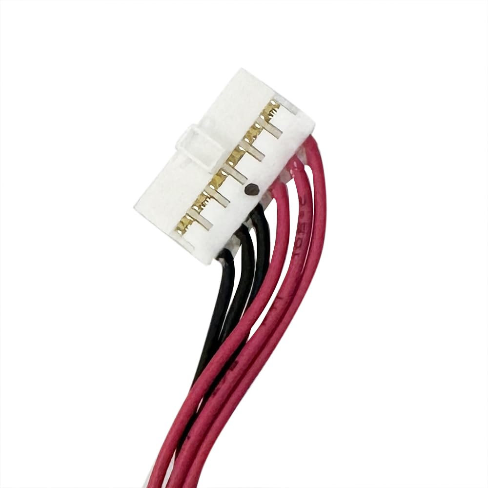 DC Power Jack Cable Charging Socket Port Plug Connector for Acer Nitro 5 AN515-41 AN515-42 AN515-51 AN515-53 G3-571 G3-572 /Aspire A715-71 A715-72 A715-74 DC301010K00 DC301010V00 50.Q2CN2.002 6-Pin image number 2