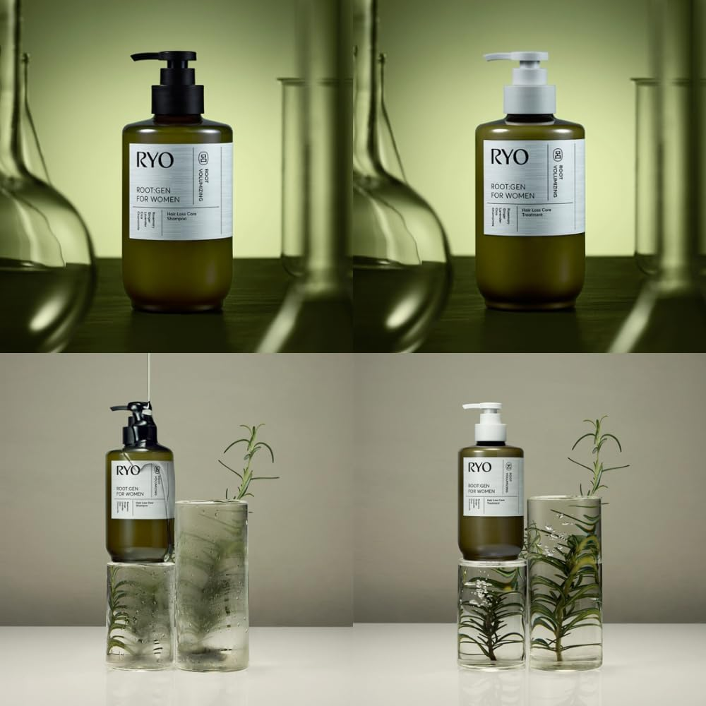 Root:Gen for Women Hair Loss Care Set Shampoo 515Ml + Treament 515Ml. Repair and Moisturizing, anti Loss Care, Strengthening Hair Roots. Korean Beauty Shampoo and Treatment Set for Ryo. image number 4