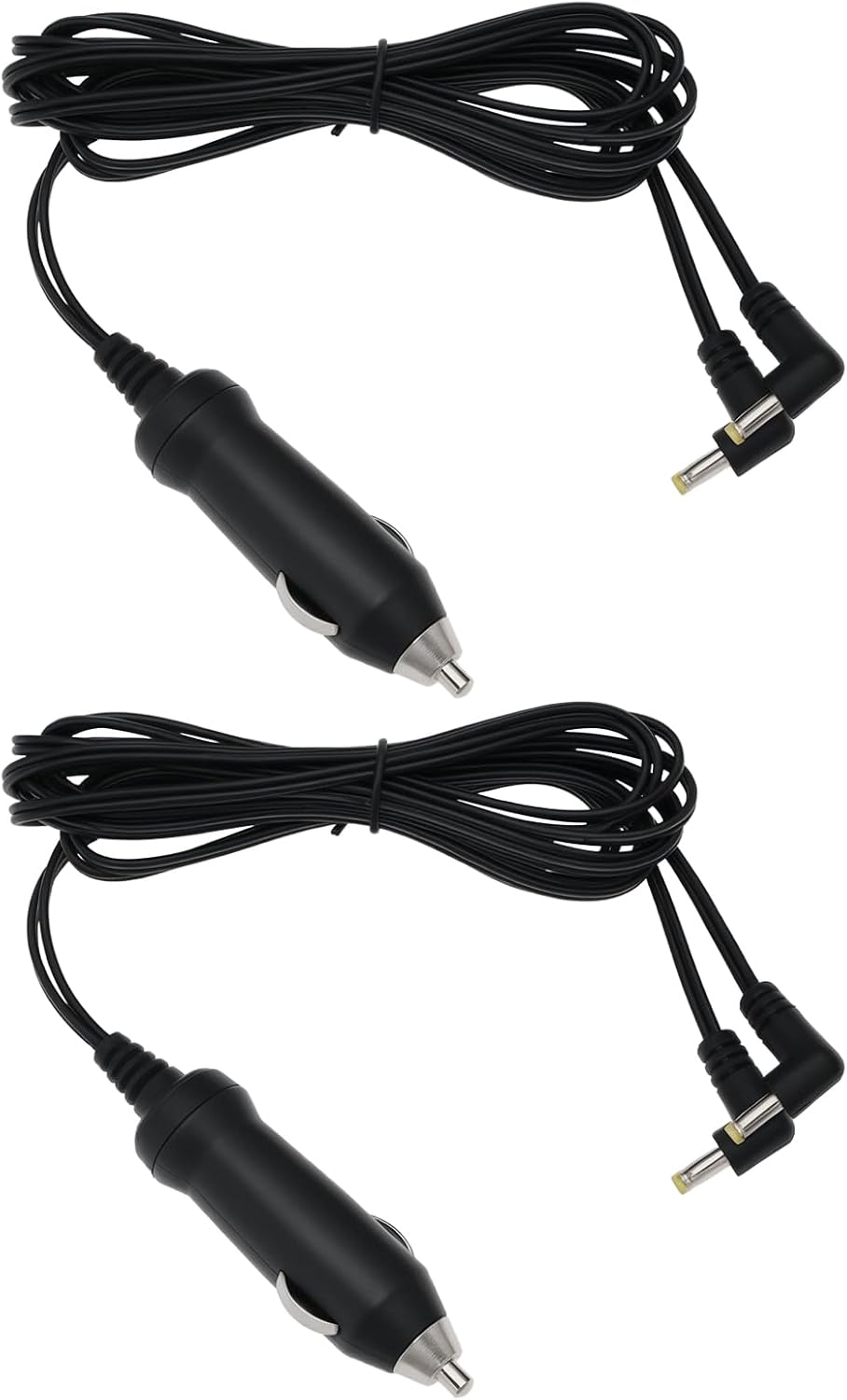 Emsea 2Pcs Double 12V Cigarette Lighter Adapter Charger Compatible with Nextbase Car 9 NB9D-CAR Portable Car DVD Player (Cable Length 1.5M)