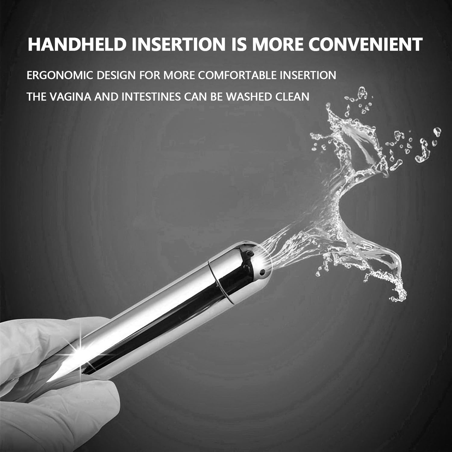 Enema Douche Shower System, 3-Heads Aluminum Professional Anal Cleaning & Colonic Kit, Handheld Shower Nozzle for Men Women, with Velvet Carry Bag image number 2