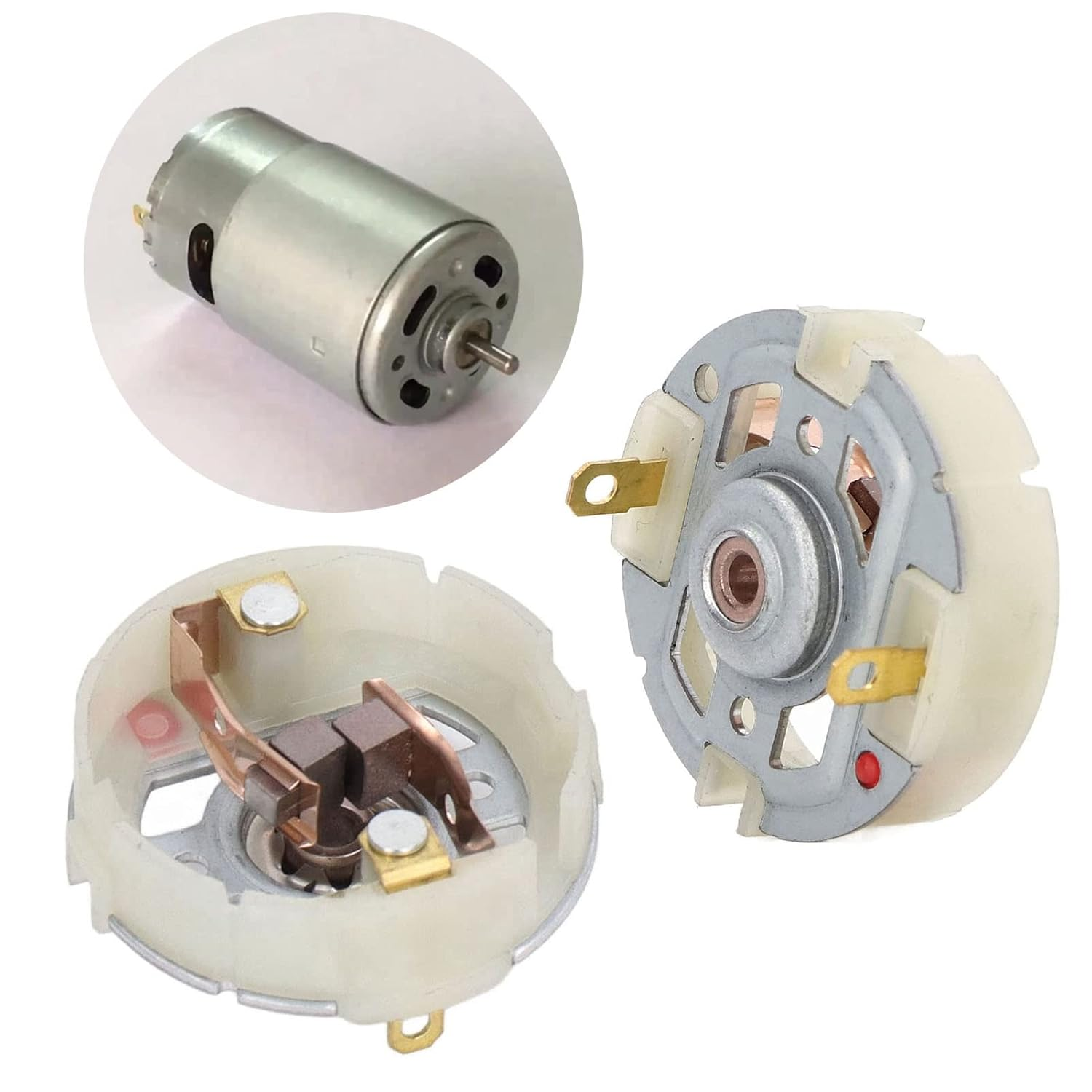 2Pcs RS550 Carbon Motor Brush Holder with Premium ABS Aluminium Alloy for Electric Drill Screwdriver image number 6