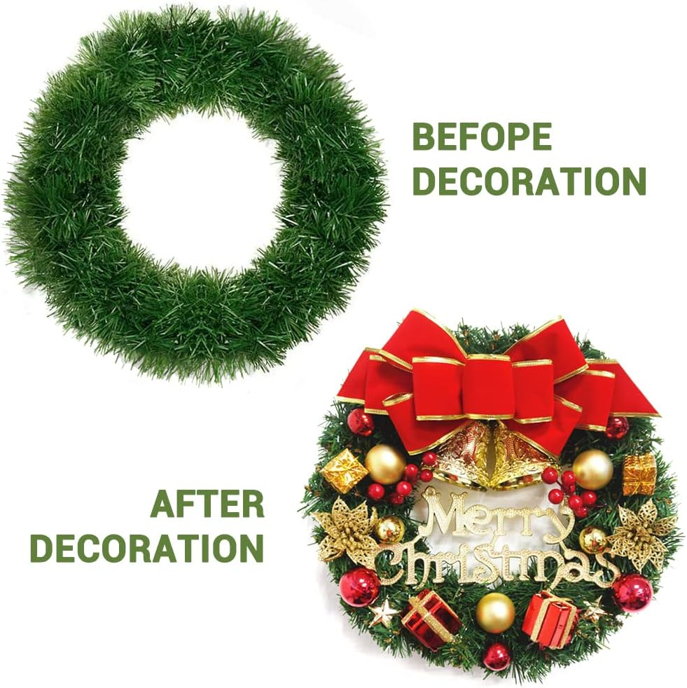 XIMISHOP 50Feet Christmas Garland for Decorations,Christmas Artificial Wine Soft Greenery Pine Garlands Decoration for Home Garden Indoor Outdoor Decorations1 image number 1
