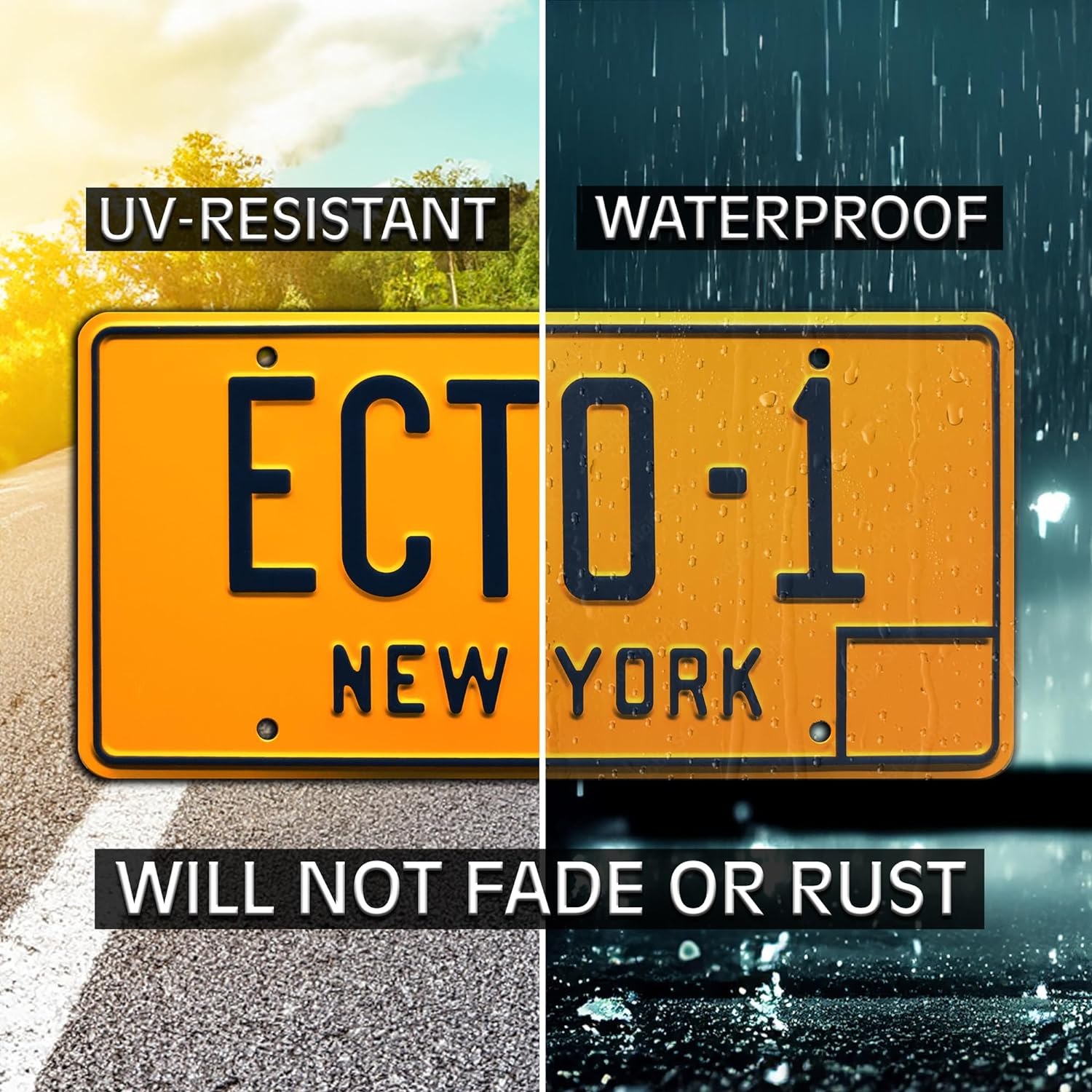 Ghostbusters | ECTO-1 | Metal Stamped License Plate image number 2