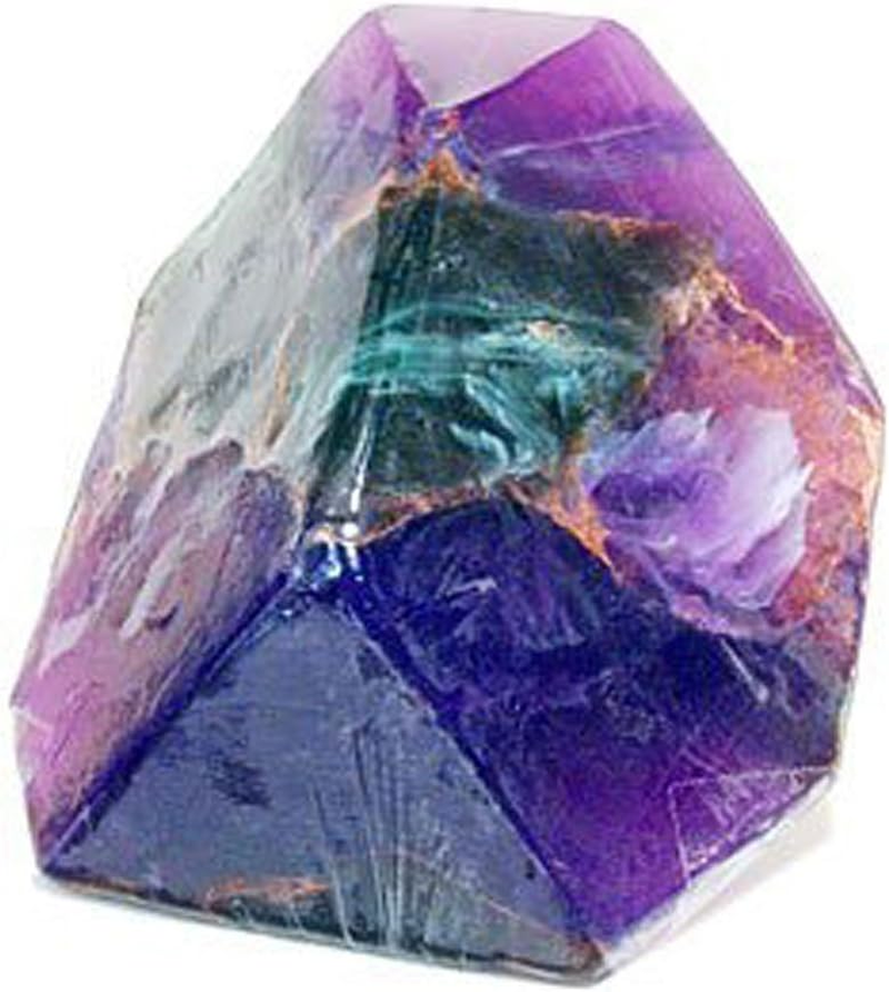 TS Pink Azurite Malachite Fragrance-Free - Soap That Looks like a Rock ~ 6 Oz. Gem Rocks Birthstone Jab&oacute;n Gemstone