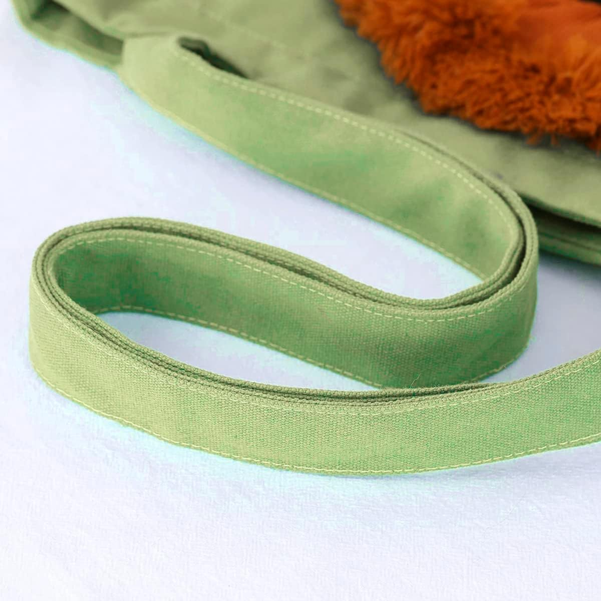 Claumeng Cute Lion-Shaped Cat Carrying Bag,Pet Backpack Carrier, Tote Bag, Large Capacity Dog Canvas Bag Portable Shoulder Pet Outdoor Travel Handbag for Small Animals(Light Green) image number 6