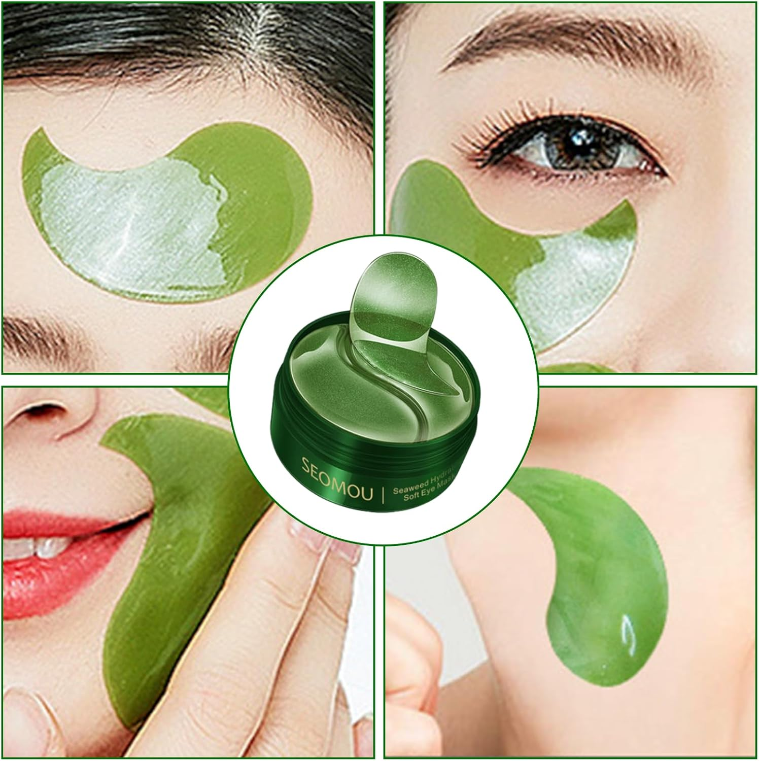 60-Pack under Eye Mask Set，Revitalizing Eye Masks Skincare with Collagen Mask Technology， Hydrate, Brighten，Reduce Wrinkles! image number 1