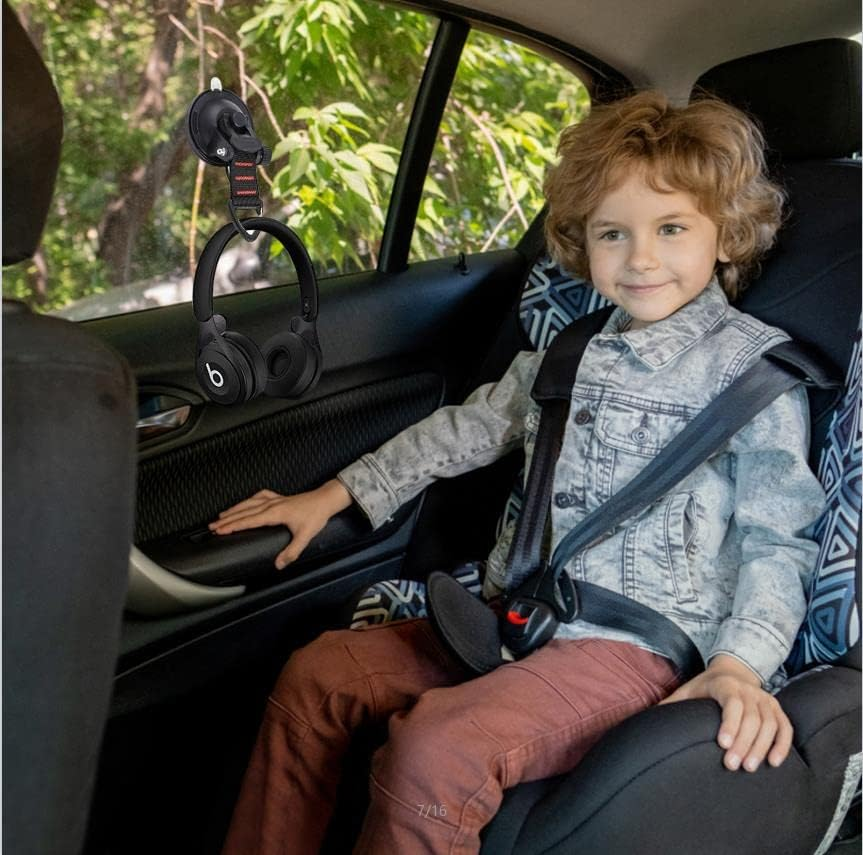 INMORVEN Heavy Duty Suction Cup Hooks，Camper Accessories 4 Pieces Car Camping Essentials with Rotatable Hooks Tie down with Viscous Silicone Strong Power for Car Awning Boat Accessory.(Red Line) image number 5