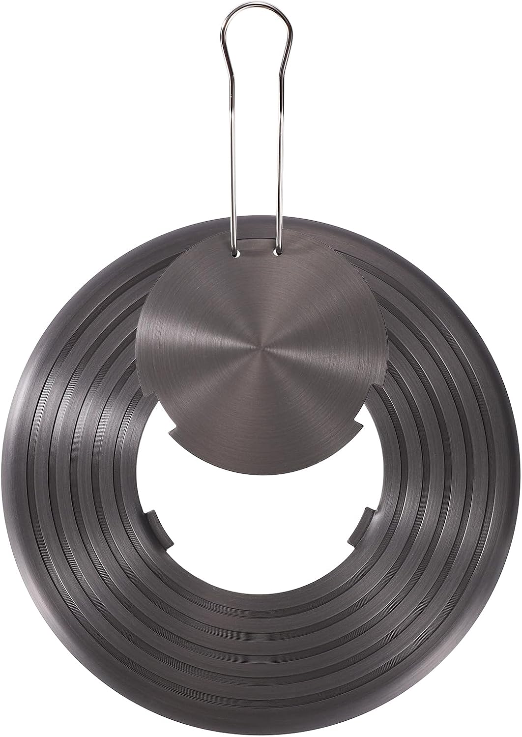 Lyreh Alloy Heat Conducting Plate, 10.24In Removable Gas Cooker Heat Conducting Plate Diffuser Tray with Removable Handle for All Kitchen Needs (Silver) image number 6