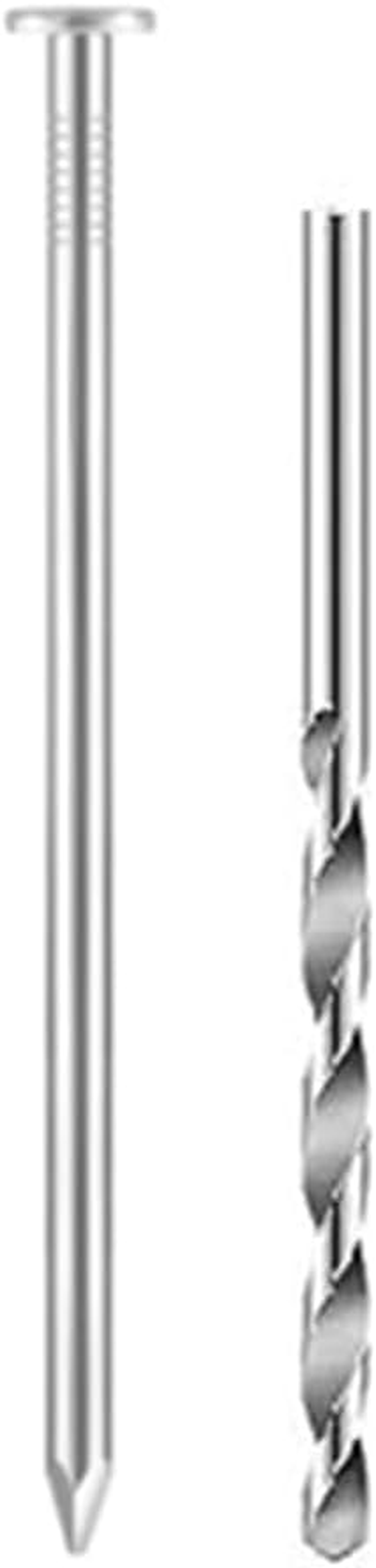 20 Pcs Copper Nails for Killing Trees, Stumps & - 3.5 Inch Long Come with 1 Steel Nails and 1 Drill Nail image number 2