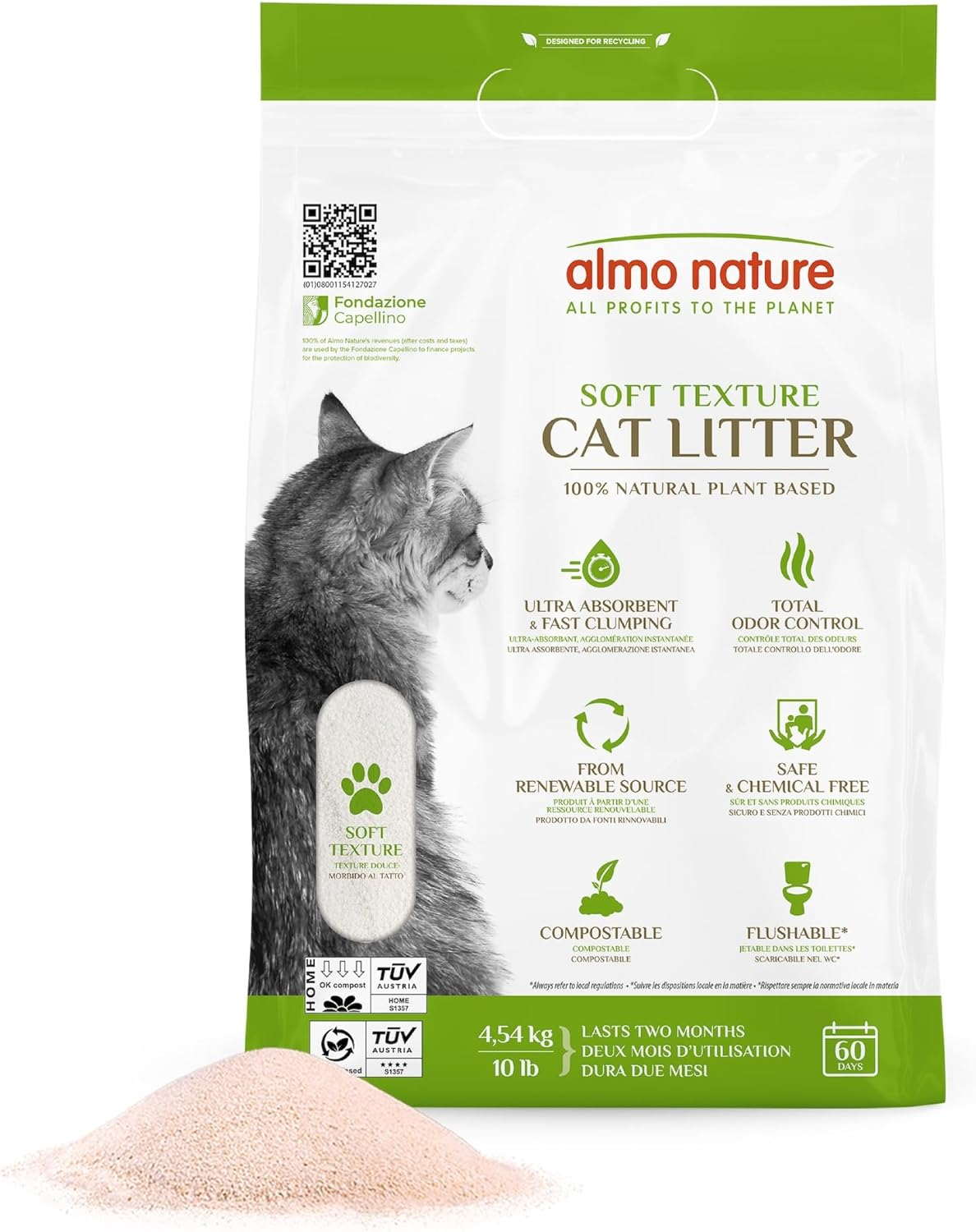 Almo Nature Cat Litter, 4.54 Kg